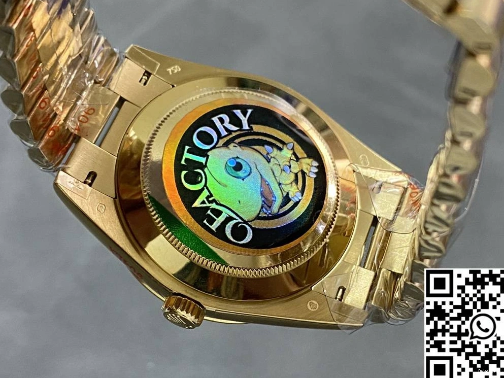 Day Rolex Steel Hourmarker Gold Factory Tungsten QF Dial Date Diamond M228238-0005 v5 0129